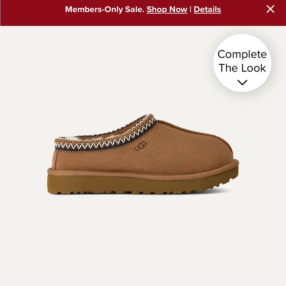 UGG Tasman II women’s size 6 chestnut